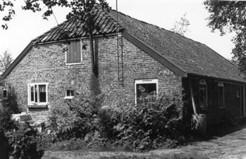 Het huis van Telkamp in 1982.